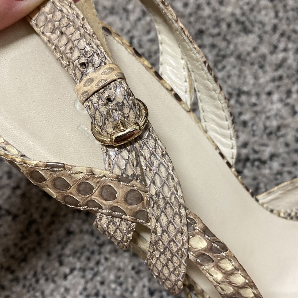 RARE GUCCI Python Wedge 38.5 - Picture 4 of 11